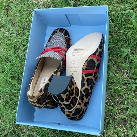 Women Antonio Melani Leopard Print Shoes Size 8 - Picture 8 of 8